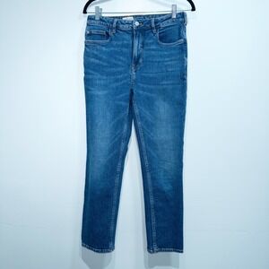 Pilcro Anthropologie Blue‎ Medium Wash Slim Straight Jeans Size 28